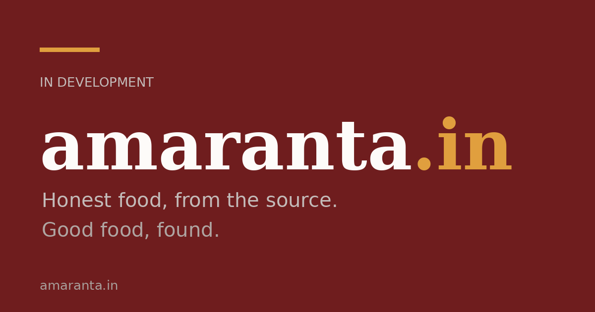 Link preview image for amaranta.in